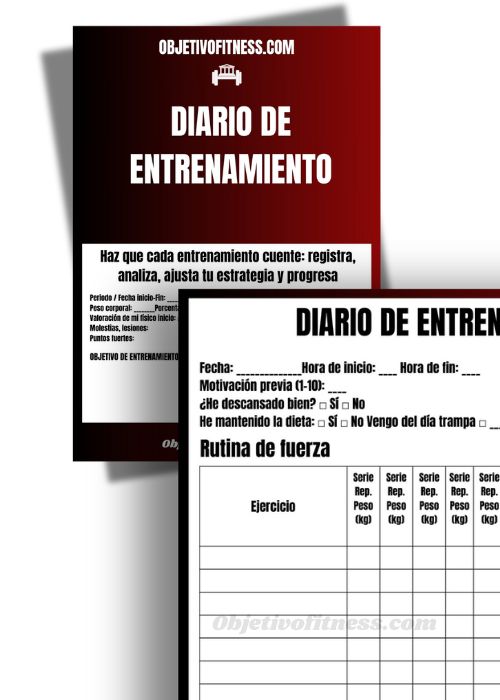 Cómo usar tu diario de entrenamiento