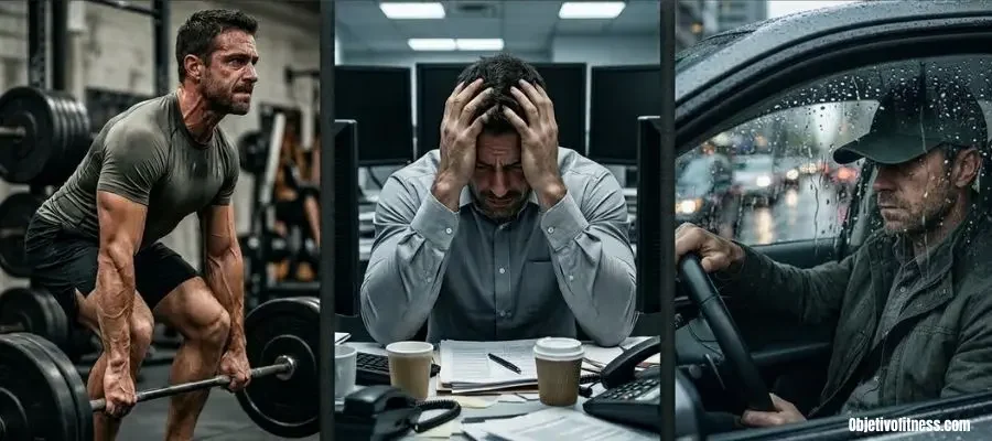 Cómo el estrés crónico afecta a tu rendimiento entrenando