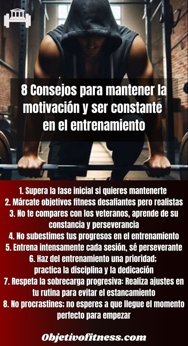 8 Consejos para mantener la motivación y ser constante en el entrenamiento
